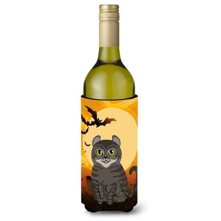 Carolines Treasures Halloween American Curl Cat Wine Bottle Beverge Insulator Hugger BB4437LITERK